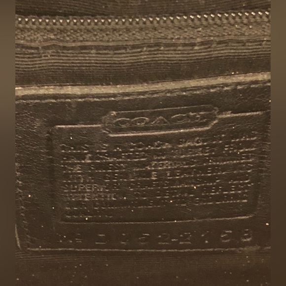 Coach Hobo Signature Shoulder Bag Black Jacquard/Leather 2158 - Picture 3 of 5